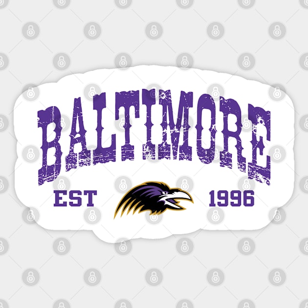 Baltimore Football Sticker by apparel-art72